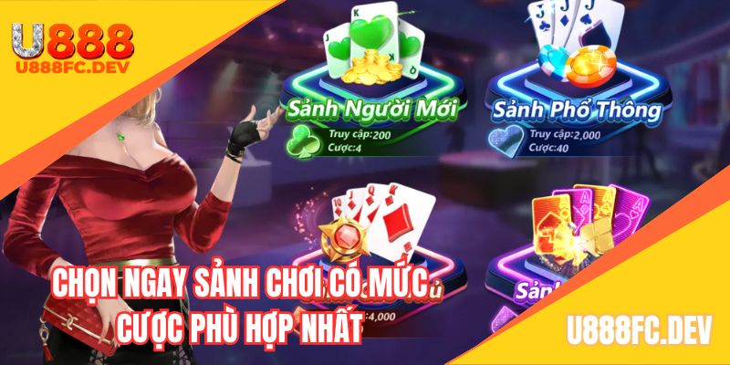 Đa dạng sảnh chơi phù hợp với nhu cầu hội viên