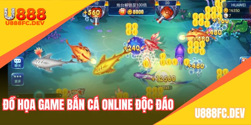 Game bắn cá trực tuyến với hệ thống đồ họa độc đáo