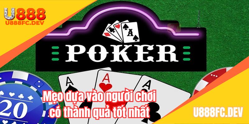 Dựa vào bàn chơi người có thành quả tốt nhất